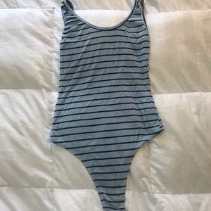 Stripped body suit